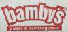 Logotipo Bambys Pizzas y Hamburguesas